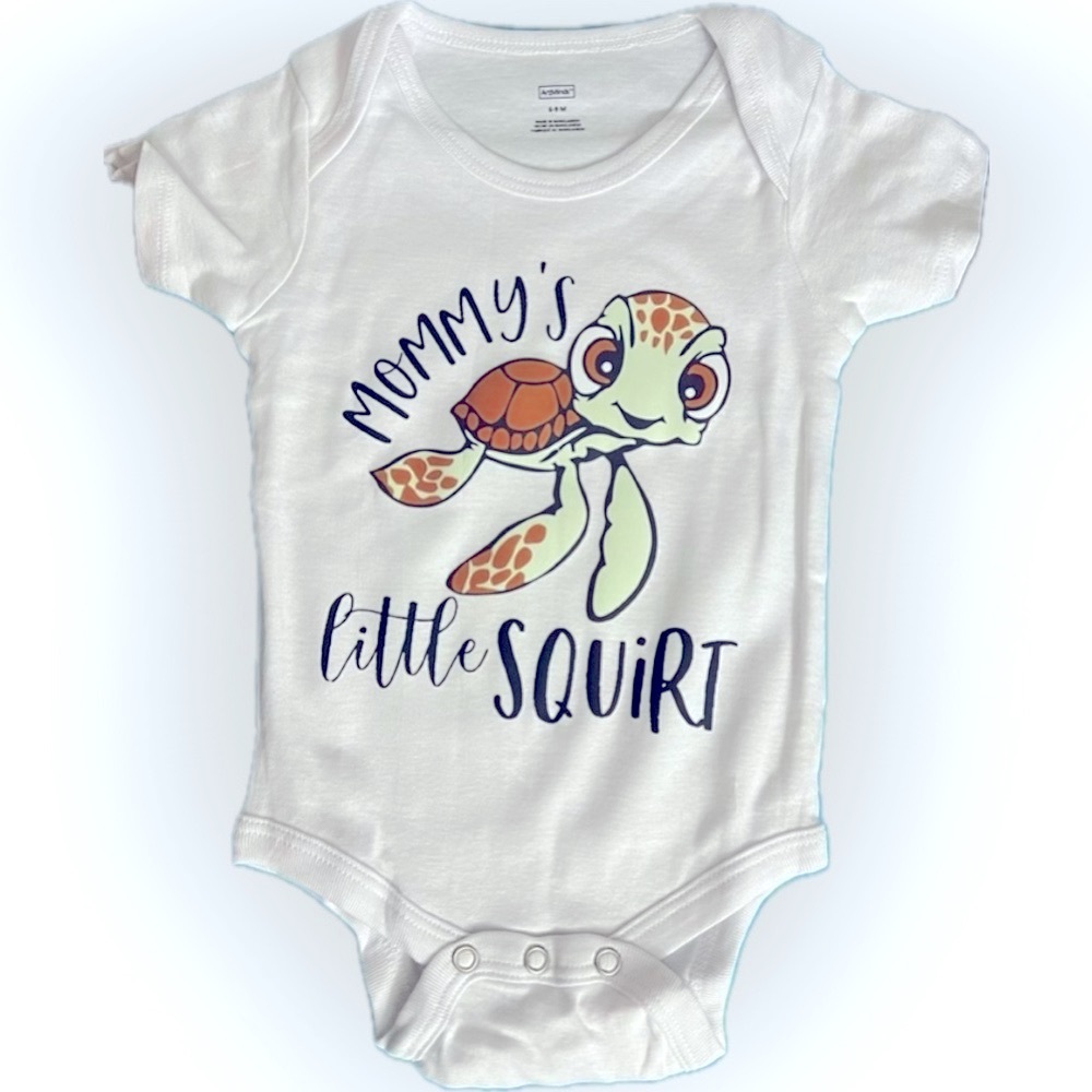 Mommy’s Little Squirt 6-9 M Baby Onsie